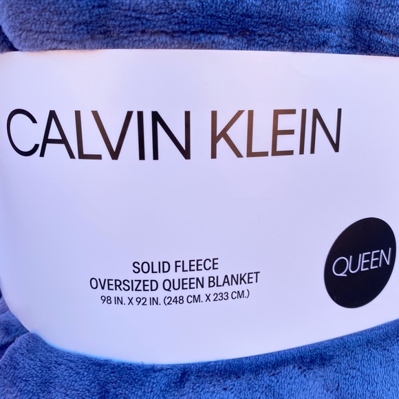Calvin Klein Bedding Calvin Klein Oversized Queen Blanket Plush Fleece Poshmark